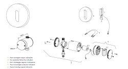 Waterevolution Flow Capteur infrarouge à piles pour lavabo encastré lumière or satiné T118EBWGE
